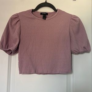F21 - New without tags size Medium purple crop top